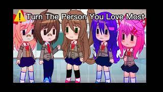 Turn The Person You Love Most || Meme || Доки Доки Литературный Клуб || Sayori x MC|| Gacha Club