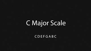 C Major Scale