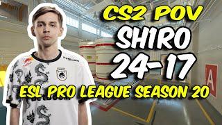 CS2 POV | Spirit sh1ro (24/17) vs Imperial (Nuke) @ ESL Pro League Season 20