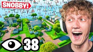 I Got 40 Players To Land At SNOBBY SHORES In Fortnite Reload!