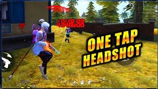 BEST ONE TAP HEADSHOT WITH HANDCAM VIDEO | one tap headshot trick | headshot trick free fire ️