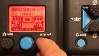 Zoom G1xOn How To Use Effect Chain and ZNR (Tagalog)