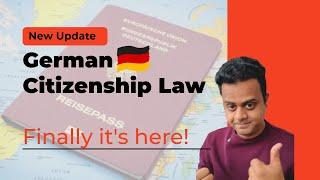 Finally German Citizenship in 3 Years | New German Citizenship Law 2024 | Dual Citizenship | Vlogs