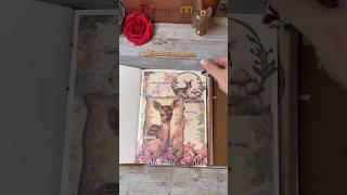 Creative Journal With Me | The Fawn #creativejournaling #satisfying #scrapbooking