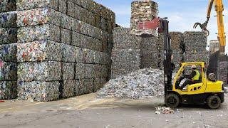 Inside Massive Recycling Facility Processing Giant Piles of Aluminum