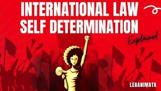 Self determination right in International Law