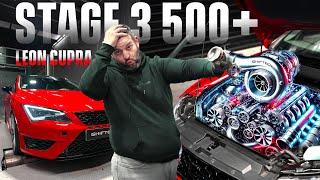 OBJECTIF 500CH !!  DANS UNE CITADINE !! SEAT LEON CUPRA STAGE 3