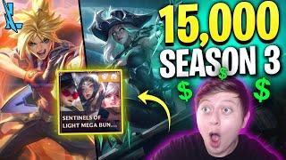 WILD RIFT | BUYING ALL SKINS IN PATCH 2.4! (SPENDING 15,000!!) + Surprise GIFT!