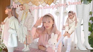 HUGE SHOPPING HAUL FROM JAPAN! prada, miu miu, clothes, anime figures, home goods, & more! 