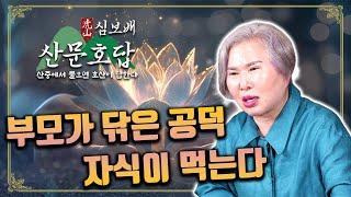 [호산 심보배] 산문호답 20 - 부모가 닦은 공덕 자식이 먹는다 / 자식이 나중에 기도 안할까봐 걱정돼요 #울산점집 #기도도량 #산왕사