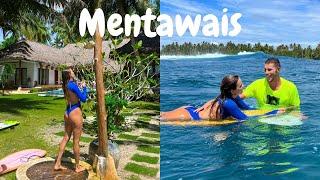 Day in the life of 2 pro surfers in the Mentawais | twin fin surf off