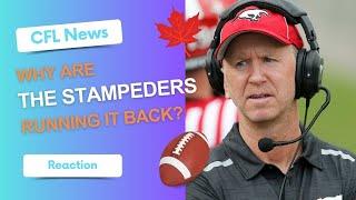 What are the Calgary Stampeders thinking? | Dave Dickenson stays as Coach/GM | CFL News Reaction