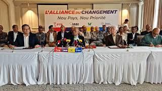 Suivez la conférence de presse de l'Alliance du Changement