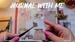 ASMR Journaling | Aesthetic Vintage #creativejournaling #asmr #journal