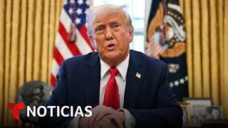 Trump da su mensaje con muchos creyendo que vamos en la dirección equivocada | Noticias Telemundo