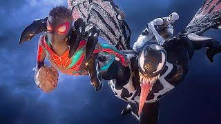 Peter and Miles Fights Venom Together Final Battle - Marvel's Spider-Man 2