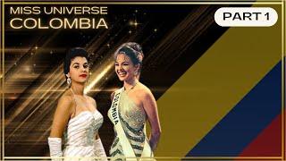 EVERY PLACEMENT 1958-1999 | Miss Universe Colombia (PART 1)