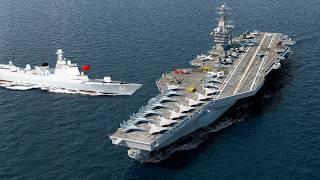 Chinese Spy Ship Gets TOO CLOSE To a US Aircraft Carrier, Then THIS Happens!