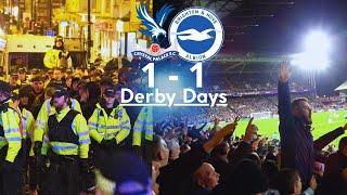 BRIGHTON earn late point at CRYSTAL PALACE | Crystal Palace 1-1 Brighton | DERBY DAYS BRIGHTON