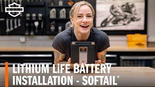 Harley-Davidson Lithium LiFe 4Ah Battery Installation – Softail & Dyna