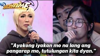 It's Showtime Vice Ganda, Pag-aaralin Ang Anak ng isang Caregiver 'I will send you back to school."