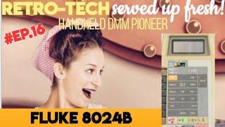 RETRO-TECH ○ FLUKE 8024B Vintage Multimeter Mini Review & Teardown!