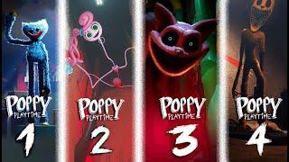 Poppy Playtime: Chapter 1, 2, 3, 4  -  Full Game. 2x speed