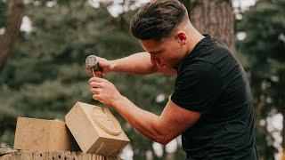 Carving a Stone Flower