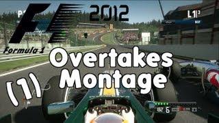 F1 2012 - Overtakes montage #1