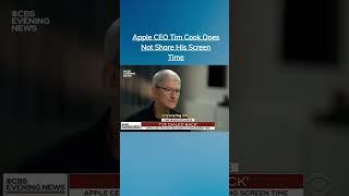 Apple CEO Tim Cook Does Not Share His Screen Time #iphone #timecook