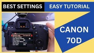 Canon 70D & 80D Full Tutorial & Best Settings for Photos & Videos (HINDI / URDU)