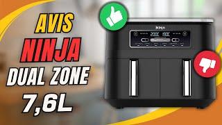 Airfryer Ninja Foodi Dual Zone (7,6L) | Digital | 2 TIroirs | Mon Avis Honnête ! (AF300EU)