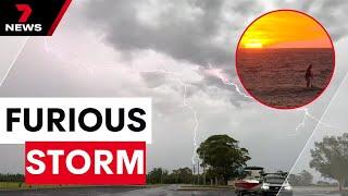 Sydney hit by a furious and fast moving storm | 7NEWS