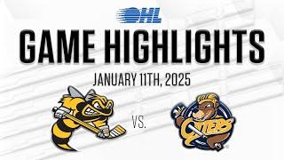 OHL Highlights: Sarnia Sting @ Erie Otters Jan. 11, 2025