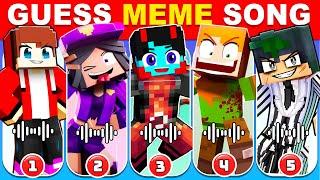 Guess Minecraft Animated DANCES and Memes Ultimate Minecraft Movie Quiz |Deadpool,Wednesday,Warden