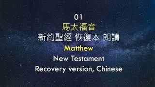 01 馬太福音  (新約聖經 恢復本 朗讀)  (Matthew, New Testament, Recovery version, Chinese)