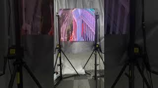 Rolling Up LED Display Screen, Foldable and Bendable LED Video Wall Panel #ledscreen