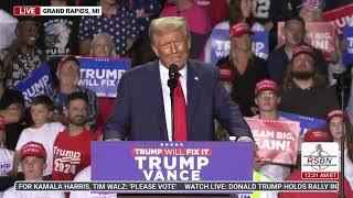 FULL SPEECH: President Trump Holds Final 2024 Campaign Rally in Grand Rapids, MI - 11/4/24