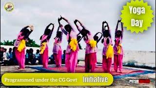 Yoga and exercise@PraveenTiwarijackson  #govtschoolstudents