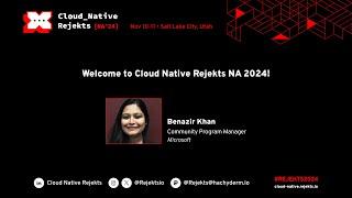 Welcome to Cloud Native Rejekts NA 2024 in Salt Lake City!