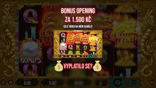  BONUS OPENING ZA 1.500KČ  #slotner #synot #automaty #kasino #slot #cz #shorts