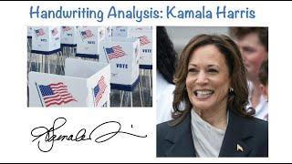 Handwriting Analysis of VP Kamala Harris #WhoIsKamalaHarris #graphology #psychologicalassessment