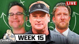 The Shred Line with Coach Gruden, Dave Portnoy and Steven Cheah | Week 15