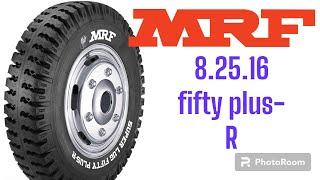 MRF 8.25.16 FIFTY PLUS-R TYRE#mrf #tata #truck #hasantyre