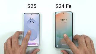 Samsung S25 vs Samsung S24 FE - SPEED TEST