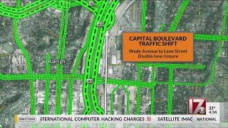 Capital Boulevard traffic shift