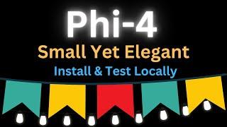 Install Microsoft Phi-4 Locally and Test on Benchmarks