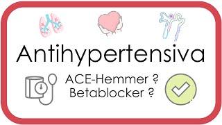 Antihypertensiva – Pharmakologie (ACE-Hemmer, Sartane, Betablocker, Calciumantagonisten, Diuretika)