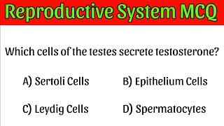 Reproductive System MCQ | human reproduction | NEET MCQ Biology 2024 | Neet 2024 |