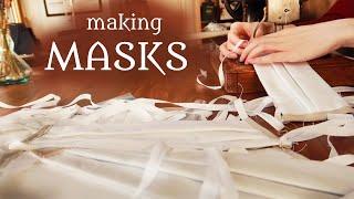 (NON-MEDICAL) Face Masks (on a Victorian sewing machine, of course)